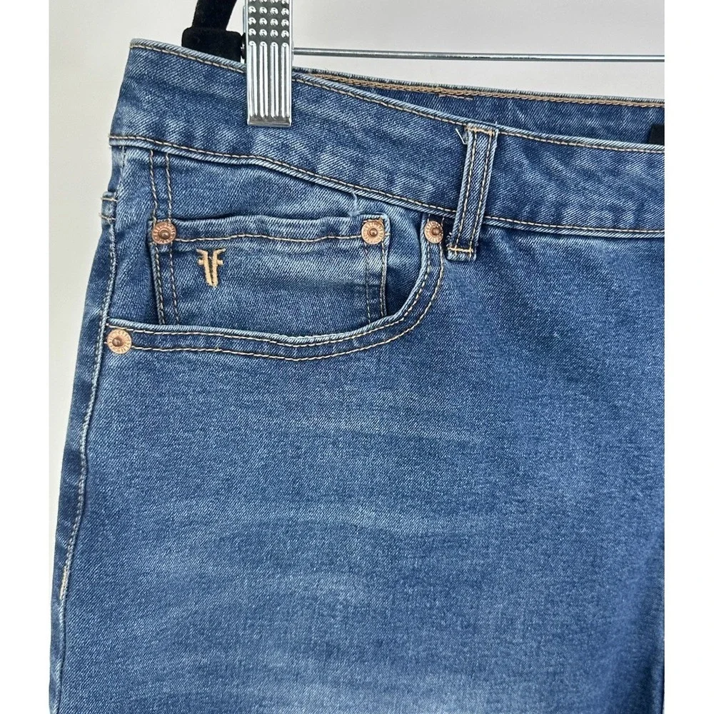 Frye Women's High-Rise Amari Jeans Blue Denim Women's Size 16/34 Comfort Stretch